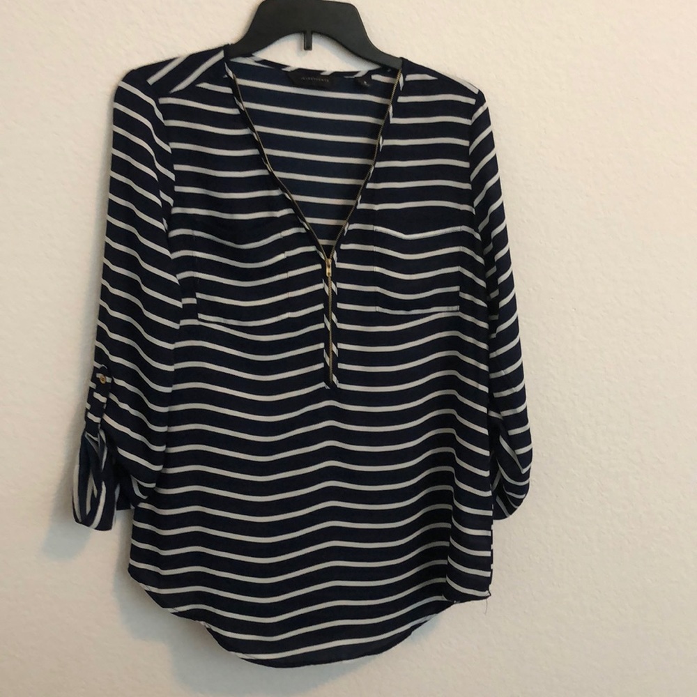 striped blouse